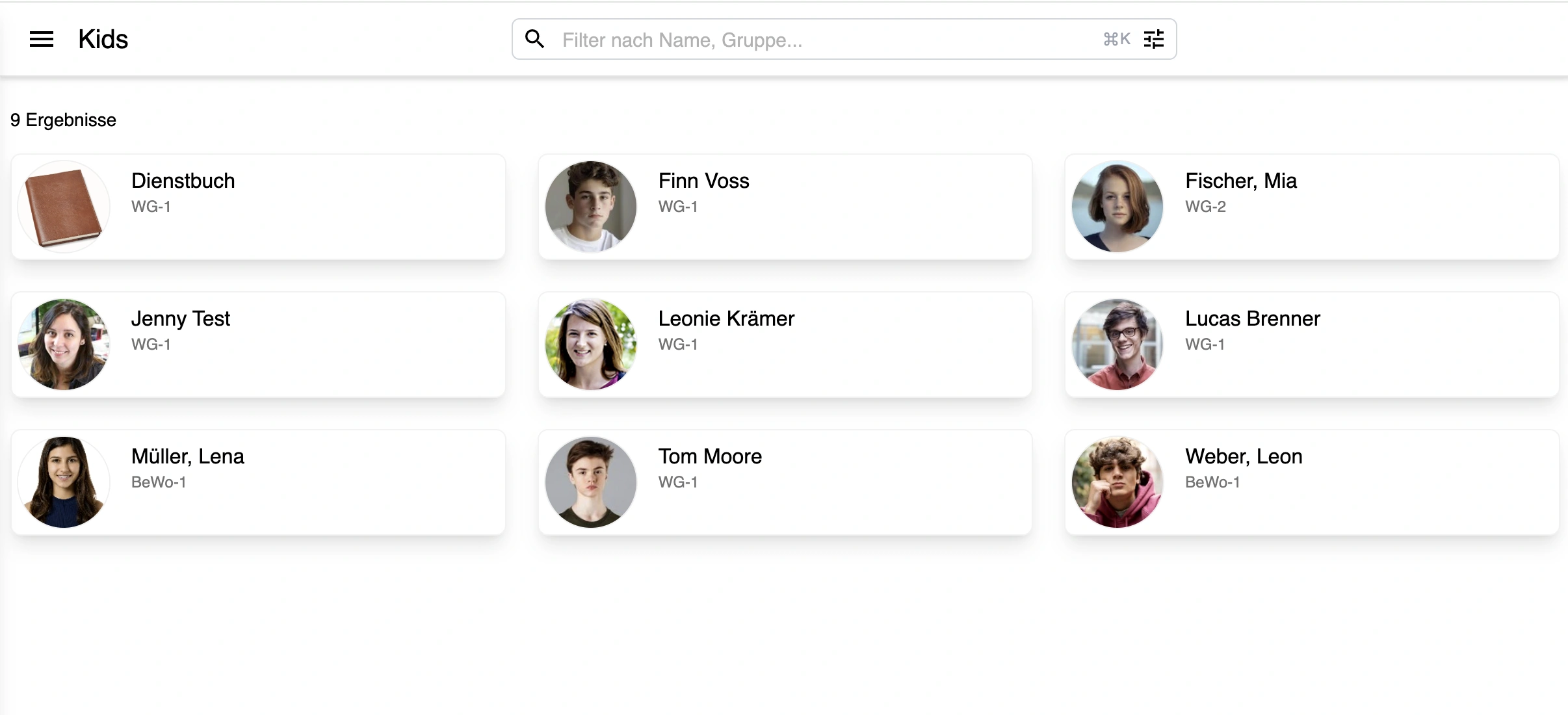 KidsManager Editor